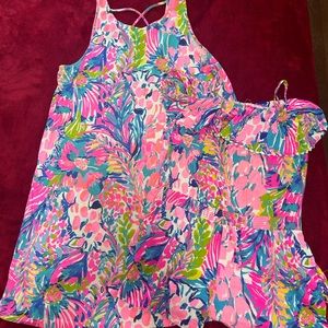 🌸HTF🌸 Lilly Pulitzer Gumbo Limbo🌸 BOTH DRESS & ROMPER 🌸 Mommy & Mini match🌸